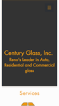 Mobile Screenshot of centuryglassnv.com